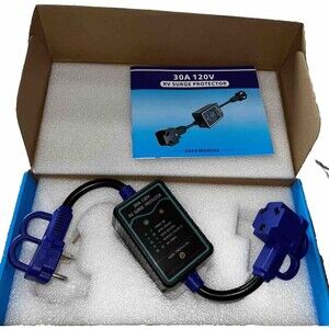 30 Amp RV Surge Protector LED Indicator Light for Camper Trailer Truck Mobilhome